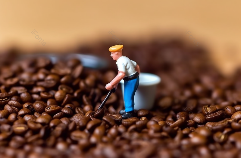 咖啡豆的微缩摄影,高清,摄影图,摄影图片,图片大全,摄影图免费下载